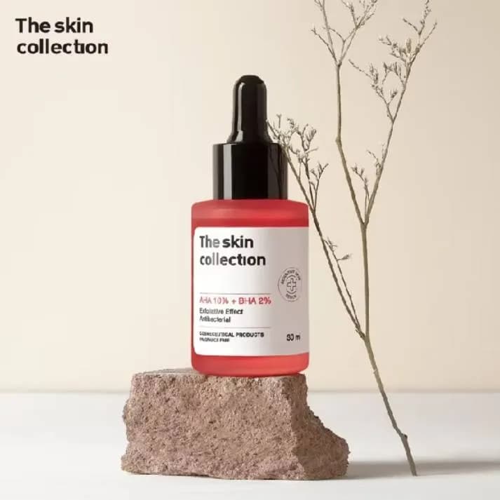 เซรั่มช่วยผลัดเซลล์ผิว แก้ปัญหาสิวอุดตัน สว่างกระจ่างใส  The Skin Collection Serum AHA10% + BHA2% 30
